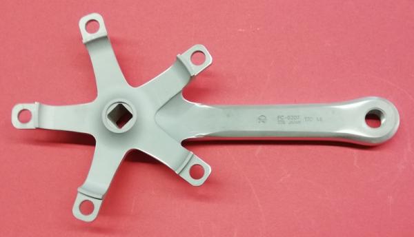 KURBELARM, SHIMANO FC-6207, 170MM, 4-KANT, RECHTS